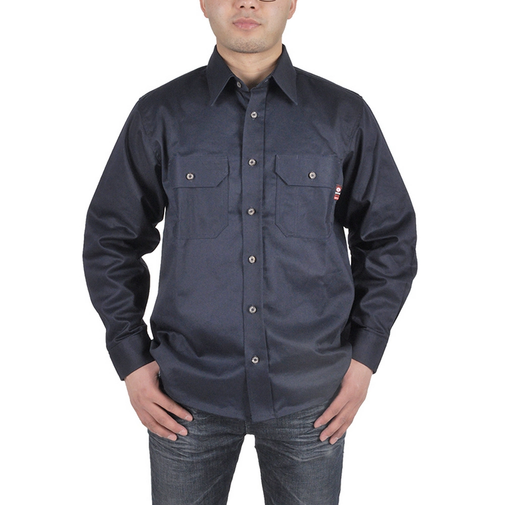 Mens Fr Two Pocket Button Down Stock Work Shirt